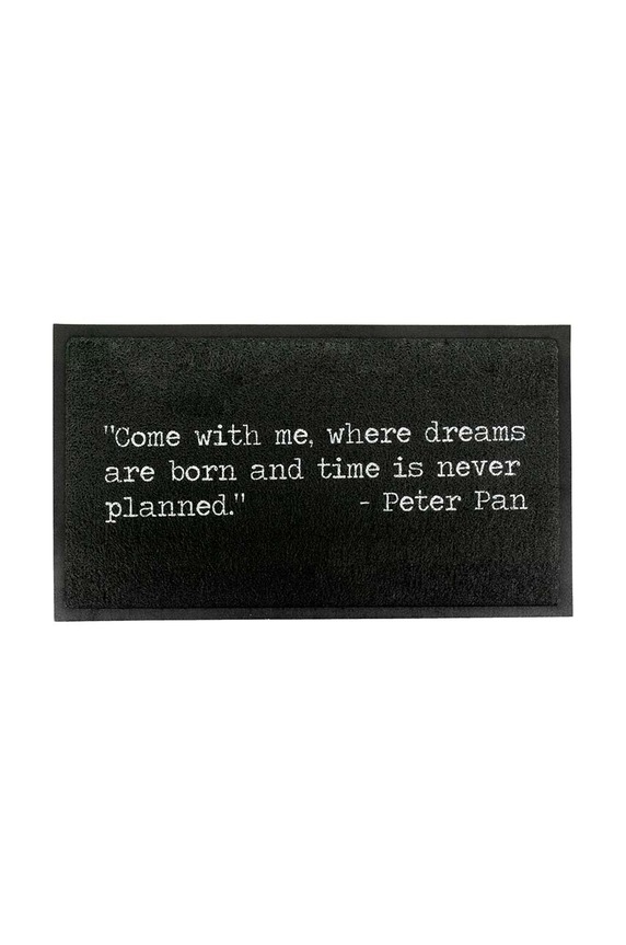 Artsy Doormats pres 70 x 40 cm negru DMW.DREAMSAREBORN.7040