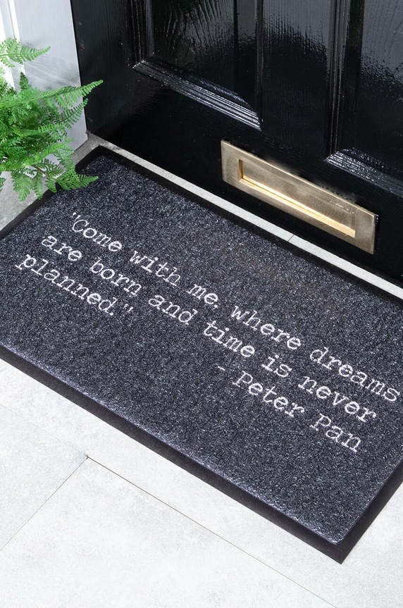 Artsy Doormats pres 70 x 40 cm DMW.DREAMSAREBORN.7040 negru AA00