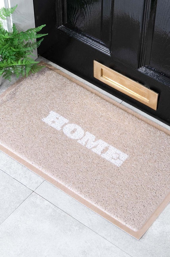 Artsy Doormats pres Beige Home Doormat DMW.HOMEB.7040 bej AA00