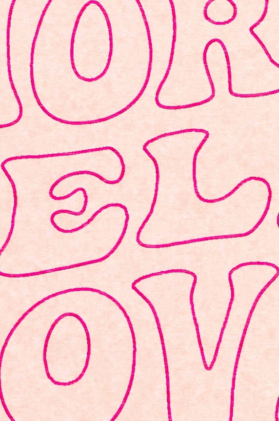 Tepih za kupaonicu Artsy Doormats More Self Love 39 x 60 cm BATHP.MORESELFLOVE roza AA00