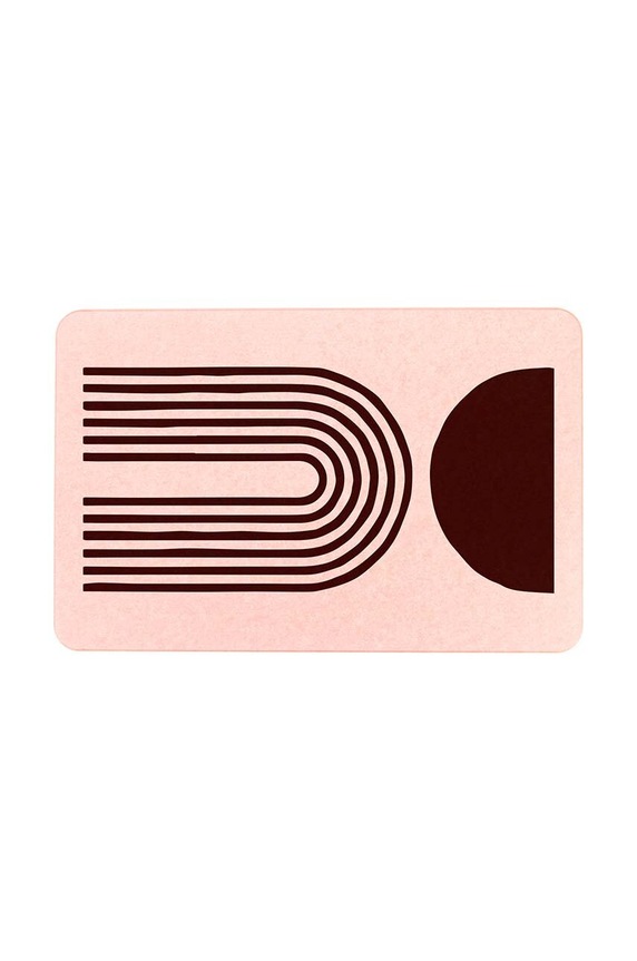 Artsy Doormats tappeto da bagno Abstract Half Moon 39 x 60 cm multicolore BATHP.ABSTRACT1