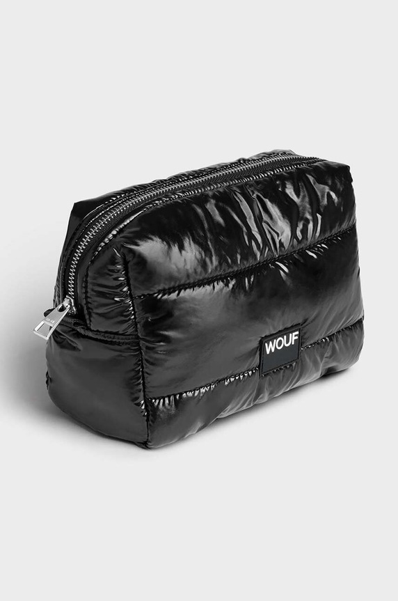 Kosmetická taška WOUF Black Glossy MBQ230046 černá AA00