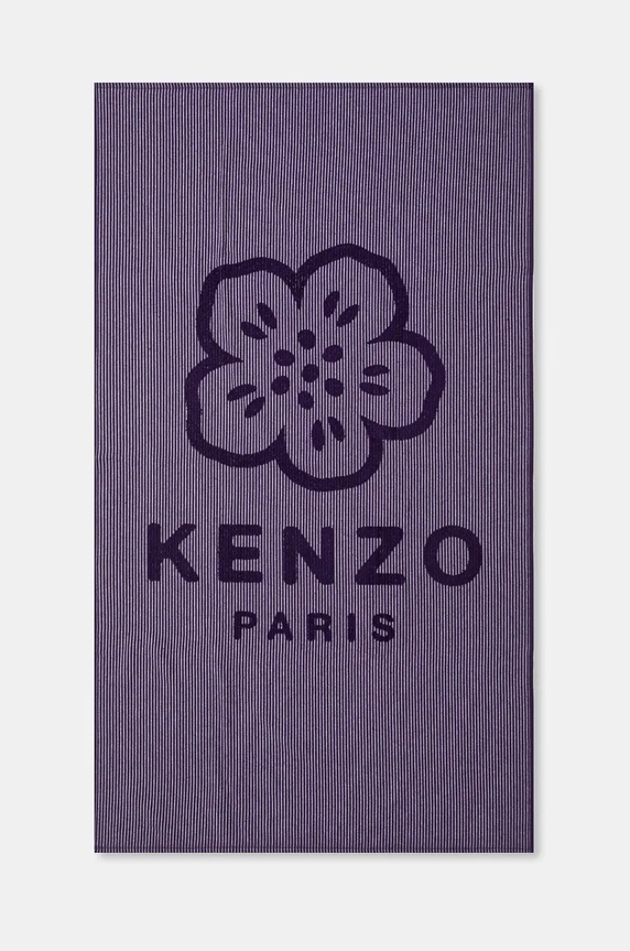 Голяма памучна кърпа Kenzo KHANKO Violet 90 x 160 cm виолетов 1043893