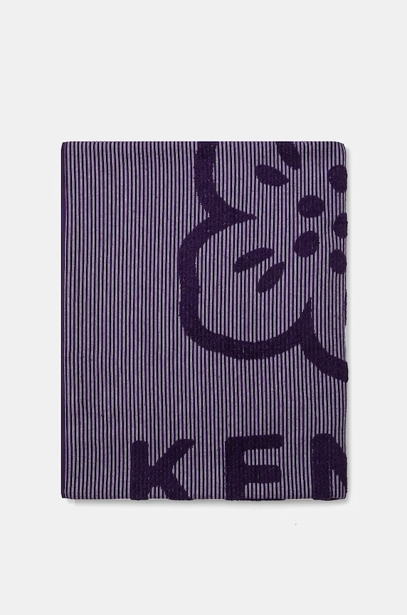 Голяма памучна кърпа Kenzo KHANKO Violet 90 x 160 cm 1043893 виолетов AA00