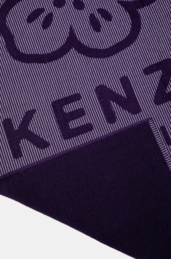 Голяма памучна кърпа Kenzo KHANKO Violet 90 x 160 cm виолетов 1043893
