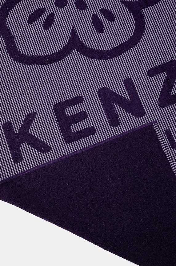 Голяма памучна кърпа Kenzo KHANKO Violet 90 x 160 cm виолетов 1043893