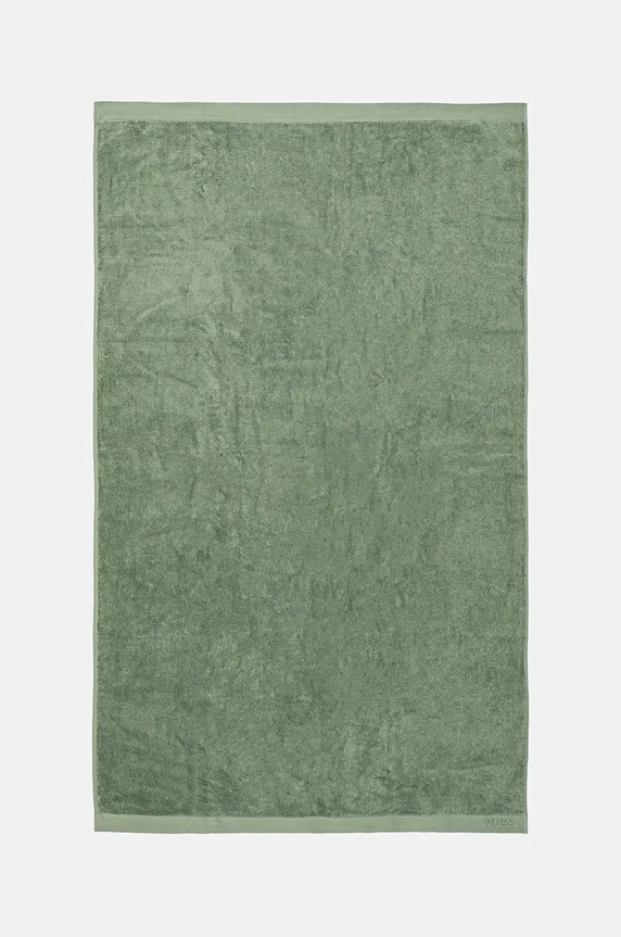 Kenzo duży ręcznik bawełniany KZICONIC Céladon 92 x 150 cm zielony 1043895