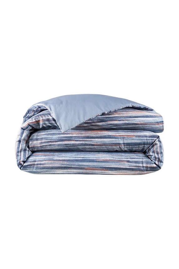 Lacoste poszwa na kołdrę bawełniana L Brush Bleu 200 x 200 cm niebieski 1043956