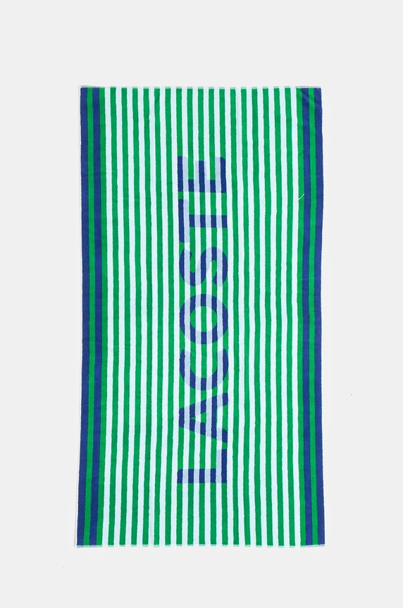 Lacoste ręcznik bawełniany L Master Menthe 90 x 160 cm niebieski 1043229