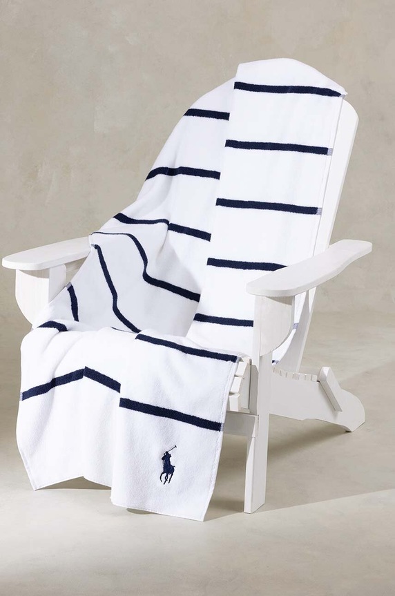 Ralph Lauren telo mare Irvin NavyWhite 100 x 170 cm 1043034 multicolore