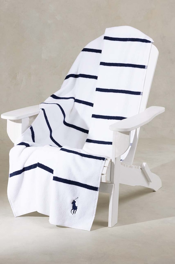 Ralph Lauren telo mare Irvin NavyWhite 100 x 170 cm 1043034 multicolore