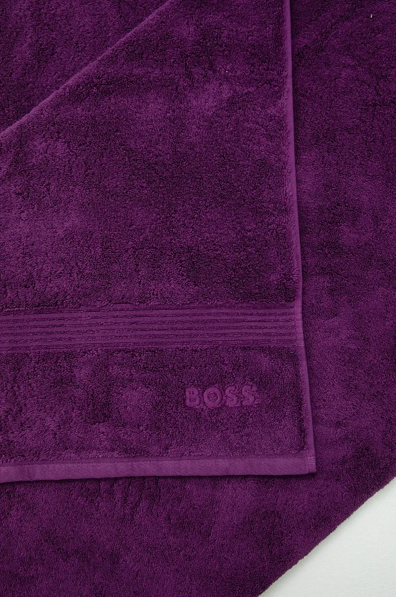 Μπάνιο Μεγάλη βαμβακερή πετσέτα BOSS Loft Dalhia 100 x 150 cm 1041453 μωβ
