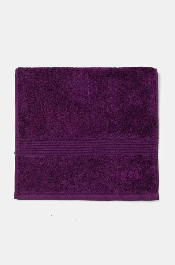 Stredný bavlnený uterák BOSS Loft Dalhia 70 x 140 cm 1041456 fialová AA00