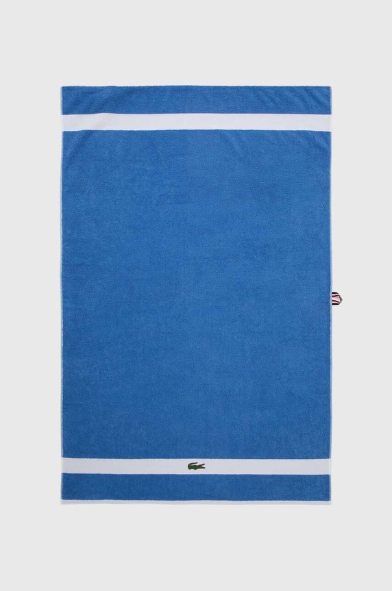Lacoste średni ręcznik bawełniany L Casual Aérien 90 x 150 cm niebieski 1033684