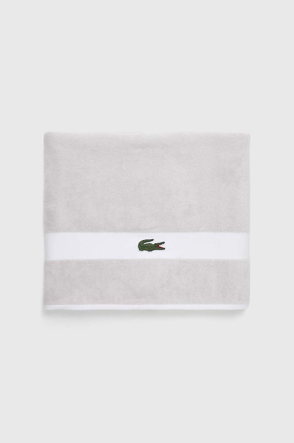Stredný bavlnený uterák Lacoste L Casual Argent 70 x 140 cm 971933 biela AA00