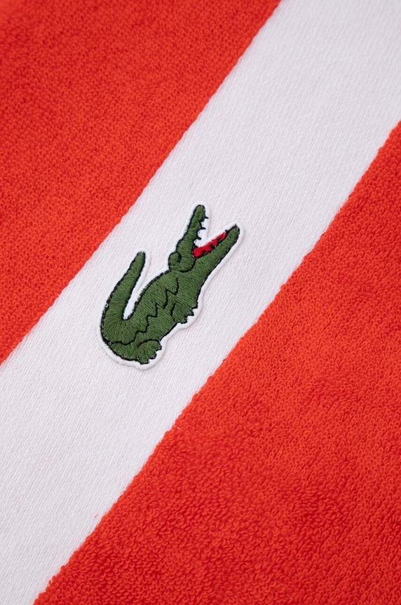 Łazienka Lacoste mały ręcznik bawełniany L Casual Glaieul 55 x 100 cm 1022279 czerwony