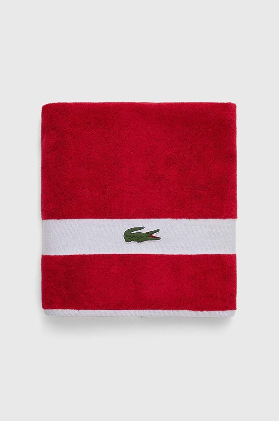 Lacoste ręcznik bawełniany L Casual Rouge 70 x 140 cm 971937 różowy AA00