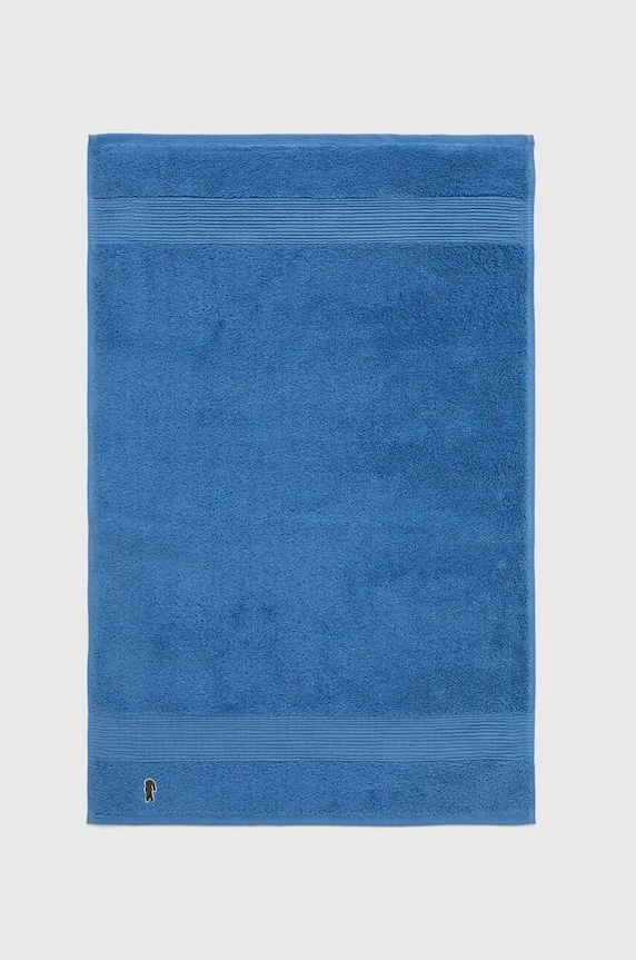 Lacoste mały ręcznik bawełniany L Lecroco Aérien 50 x 70 cm niebieski 1037648