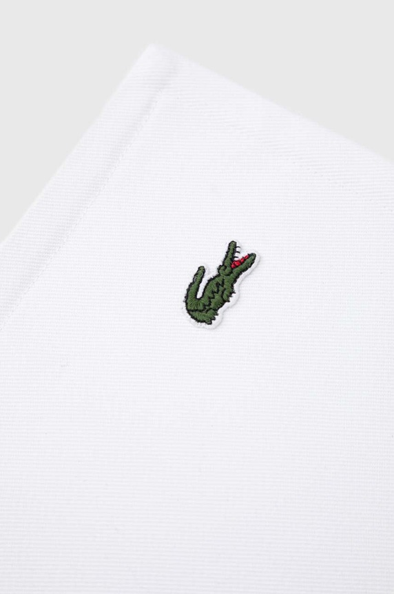 Obývacia izba a spálňa Bavlnená obliečka na vankúš Lacoste L Ruban Blanc 45 x 45 cm 1039018 biela