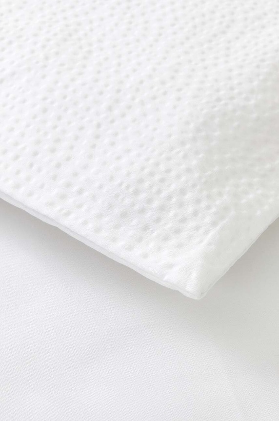 Dnevni boravak i spavaća soba Pamučna navlaka za deku Lacoste L Tamis Blanc 200 x 200 cm 1038654 bijela