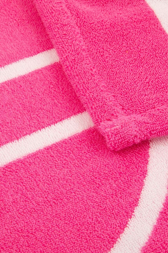 Аксесуари Пляжний рушник Ralph Lauren Blair White / Maui Pink 100 x 170 cm 1023403 рожевий