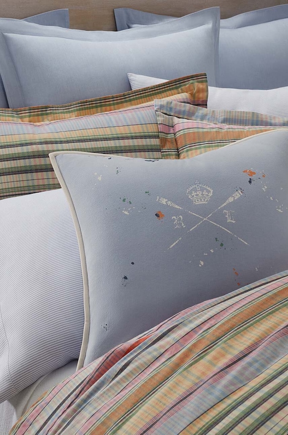 Декоративна наволочка для подушки Ralph Lauren Garet Clermont Chambray 50 x 50 cm 1038336