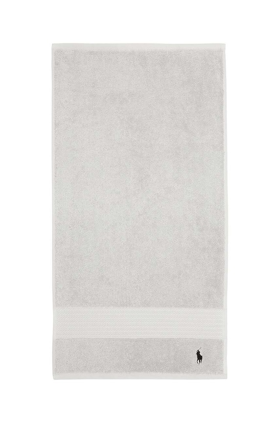 Ralph Lauren mały ręcznik bawełniany Player Stonewash 40 x 75 cm szary 1007538
