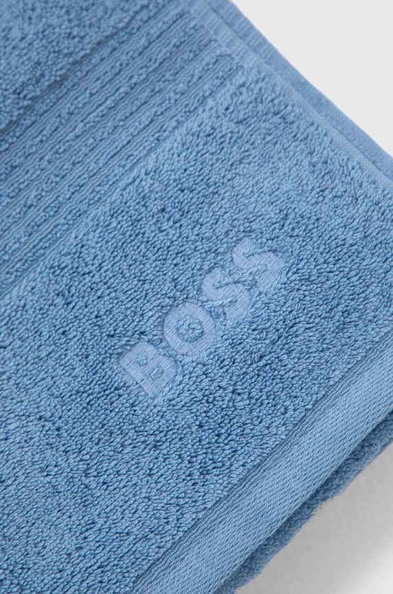 Baie BOSS prosop mic de bumbac Loft Sky 50 x 100 cm 1025465. albastru