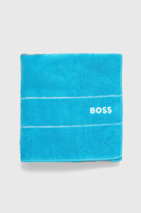 BOSS prosop Plain River Blue 70 x 140 cm 1011531 albastru AA00