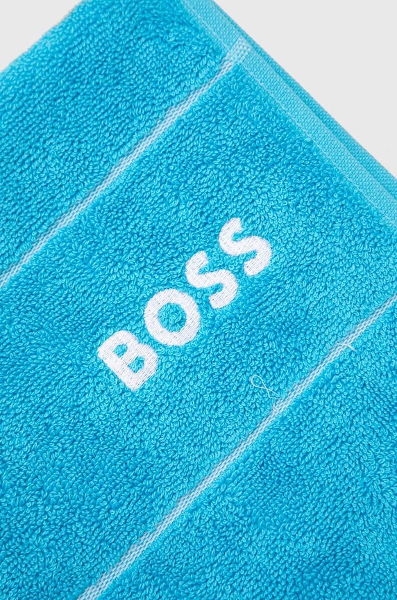 Łazienka BOSS mały ręcznik bawełniany Plain River Blue 50 x 100 cm 1011530 niebieski