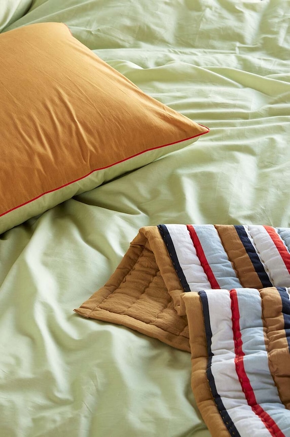 Hübsch pamut ágynemű szett Aki Bed Linen, 80x80/140x200 cm 061403 többszínű