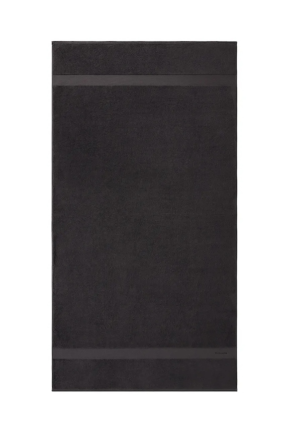 Μικρή βαμβακερή πετσέτα Ralph Lauren AVENUE Graphite 42 x 70 cm μαύρο 897383