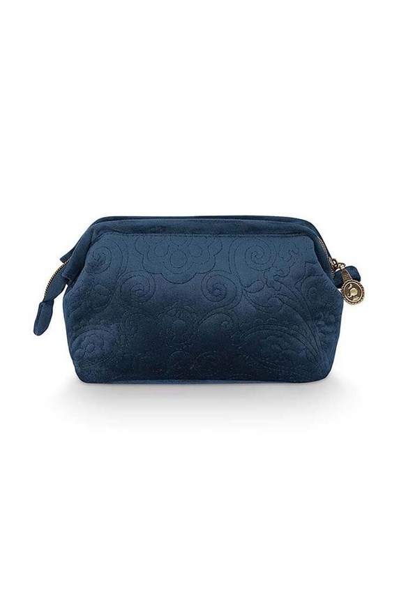 Pip Studio kosmetyczka Velvet Quiltey Days 51274215 granatowy AA00