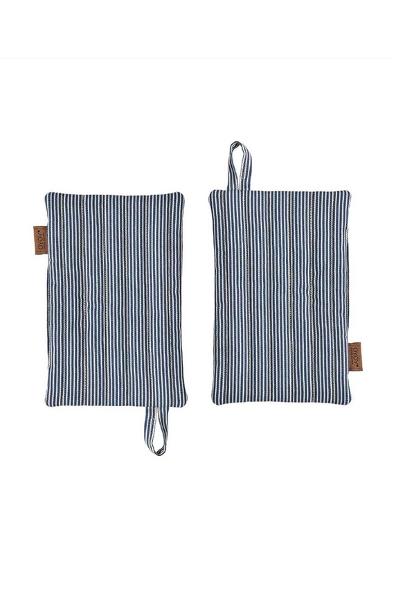 Kuchynská rukavica OYOY Striped Denim 2-pak viacfarebná L301122
