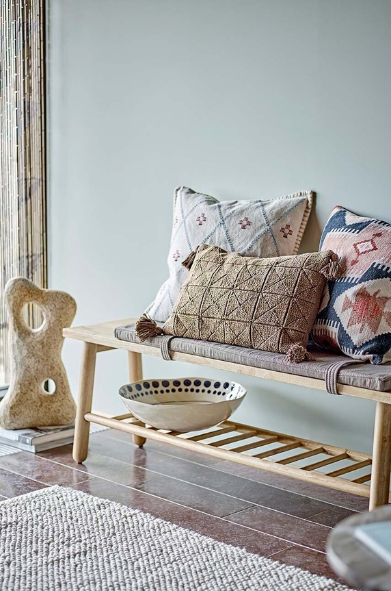 Salon i sypialnia Bloomingville poduszka ozdobna Auna 82066188 brązowy