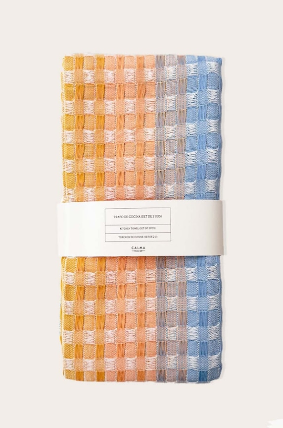 Calma House ściereczki kuchenne bawełniane Ibiza 2-pack 50 x 70 cm multicolor IBIZA.50T.MUL