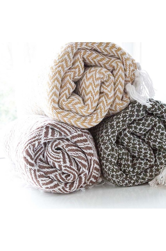 Βαμβακερή κουβέρτα AU Maison 130 x 180 cm 981.023.396.104 πολύχρωμο AA00