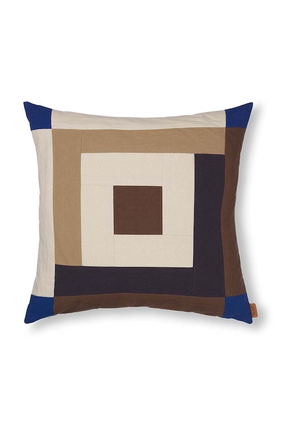 ferm LIVING față de pernă Border Patchwork Cushion multicolor 1104268644