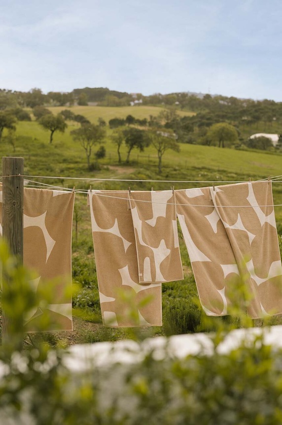Ferm Living ręcznik bawełniany Ebb Bath Towel 1104269056 multicolor