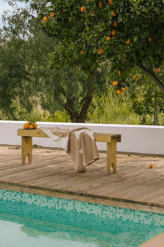 Ferm Living ręcznik bawełniany Ebb Bath Towel 1104269056