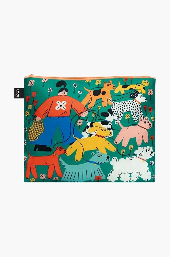 Sada taštiček LOQI Loqi Tess Smith-Roberts 3-pack vícebarevná Q.ZP.TS.BR