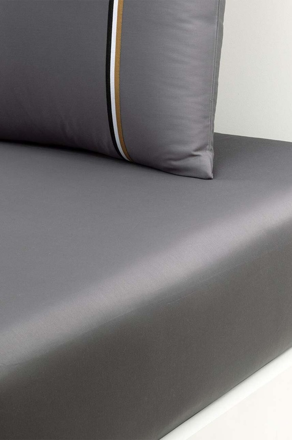 BOSS cearceaf de corp cu elastic BLINEA Magnet 160 x 200 cm gri 1041041