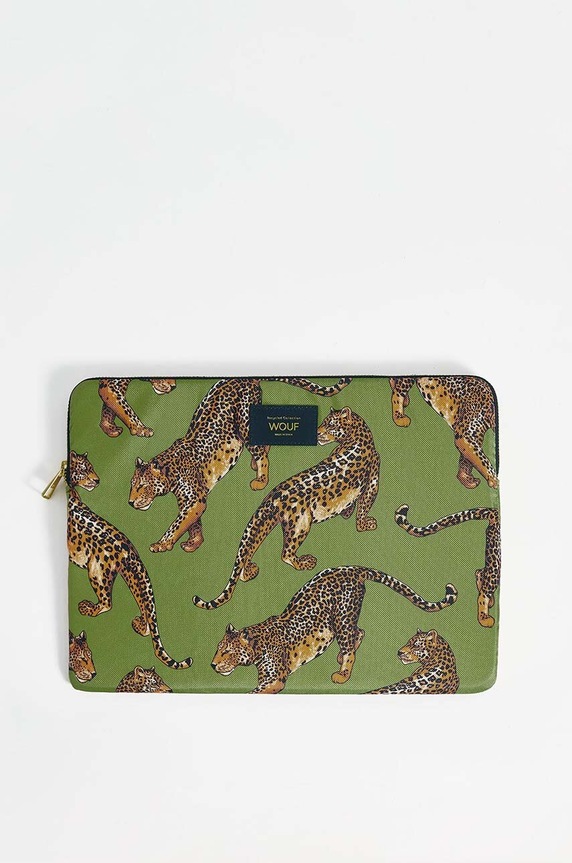 WOUF pokrowiec na laptopa Olive Leopard 13" & 14" multicolor S240029
