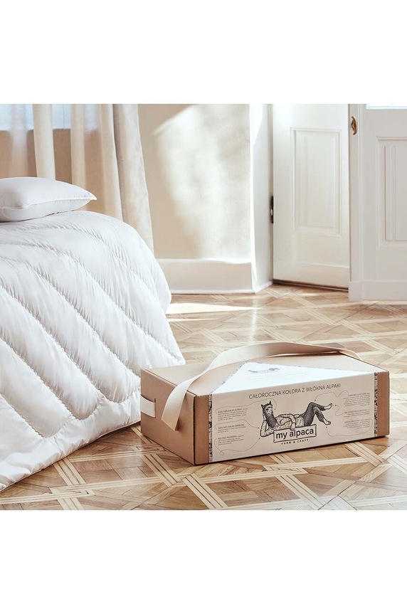 Всесезонна ковдра з наповнювачем з вовни альпаки My Alpaca 150 x 200 cm WGCK400LB150200