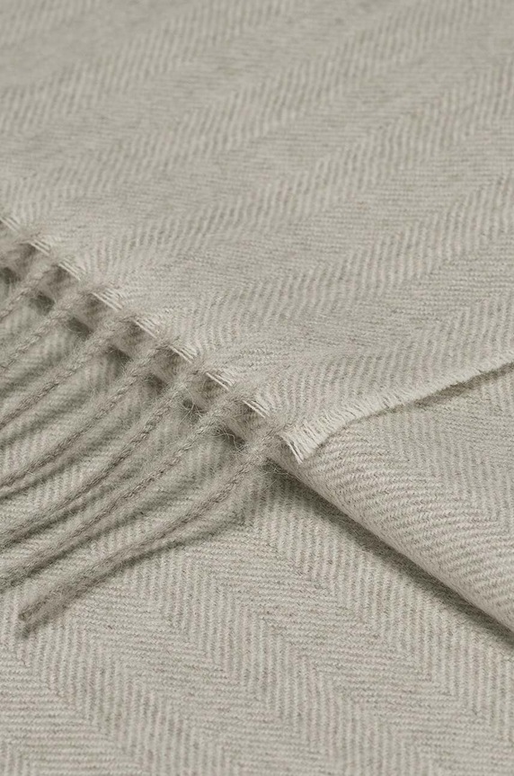 My Alpaca pled wełniany z alpaki 150 x 220 cm THPPER150220FSHBNBEIG biały AA00