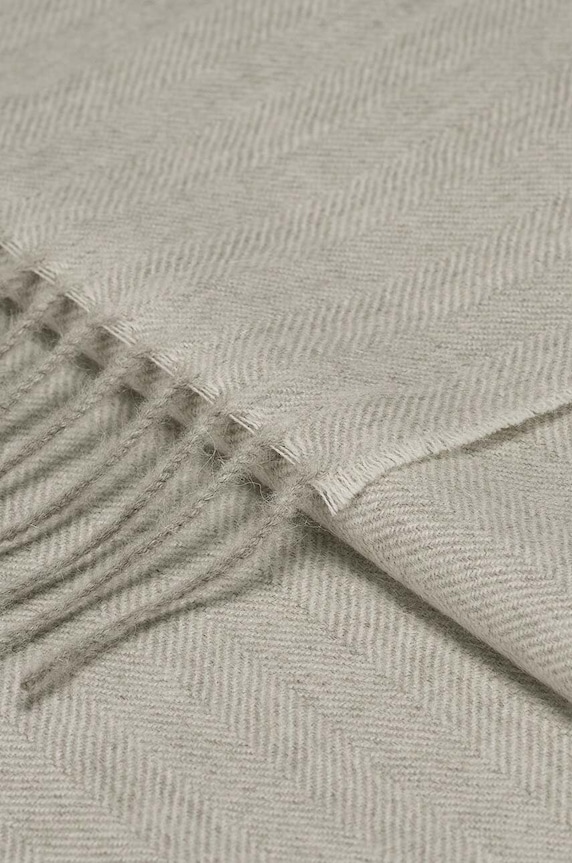 My Alpaca pled wełniany z alpaki 150 x 220 cm THPPER150220FSHBNBEIG biały AA00