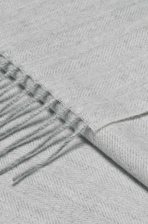 My Alpaca pled wełniany z alpaki 150 x 220 cm THPPER150220FSHBNSILVER biały AA00