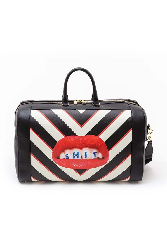 Příruční taška Seletti Travel Kit Travel Bag Shit 02372 vícebarevná AA00