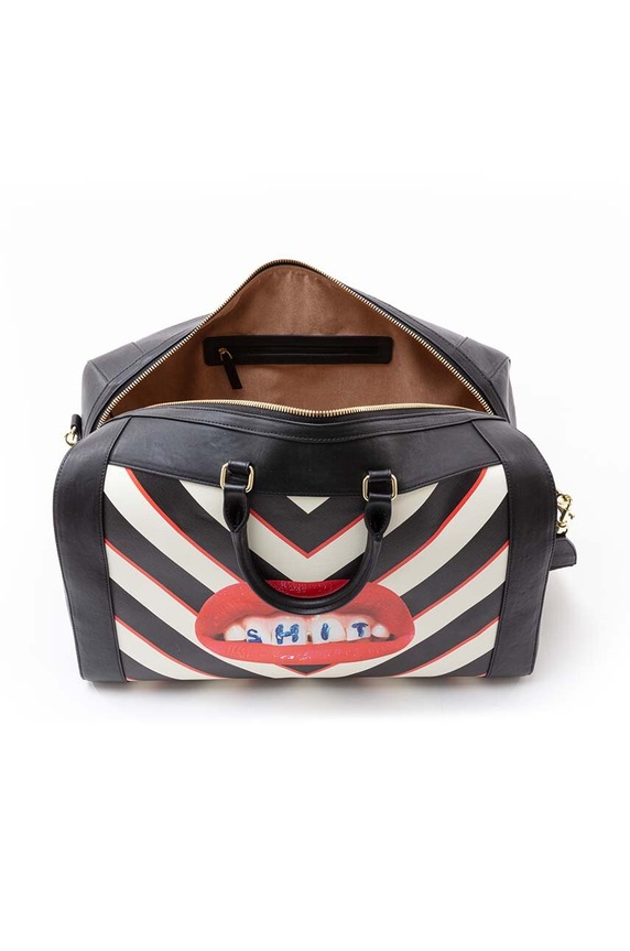 Příruční taška Seletti Travel Kit Travel Bag Shit vícebarevná 02372