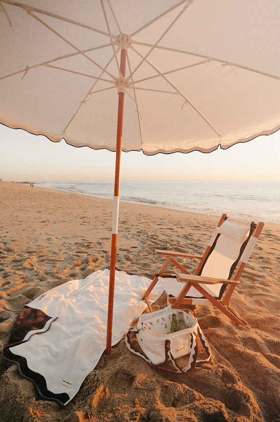 Business & Pleasure Co. ręcznik plażowy BPA.TWL.RIV.WHT